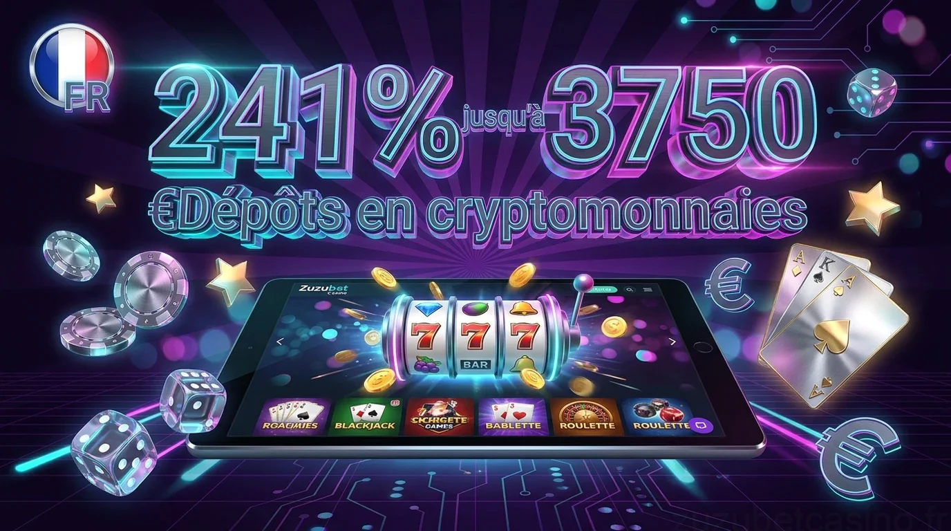 241% jusqu'à 3750 €Dépôts en cryptomonnaies